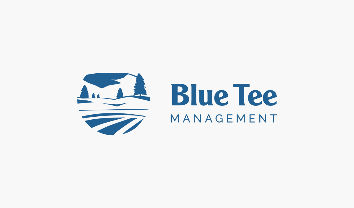 Blue Tee Logo Design
