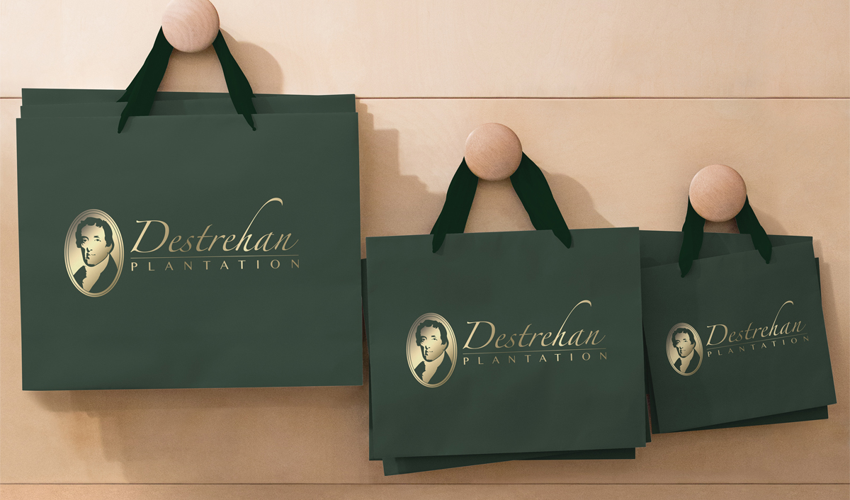 Destrehan Plantation Shopping Bags with Logo