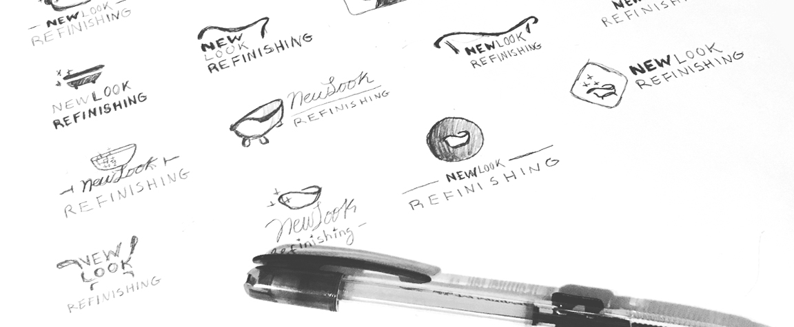 logo design sketch process